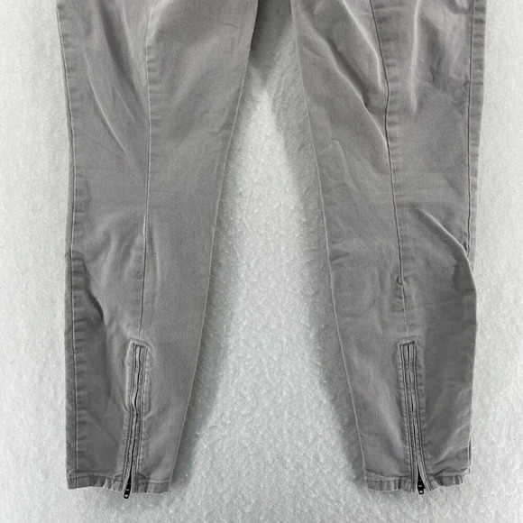 Gap Khakis Pants Women's 28 Beige Skinny Mini Stretch Cropped Jeggings Slim Fit - Picture 9 of 12